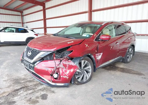 2019 Nissan Murano Sl from USA, damaged, VIN 5N1AZ2MS6KN133848